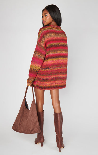 Canyon Tunic Sweater ~ Mood Ring Knit