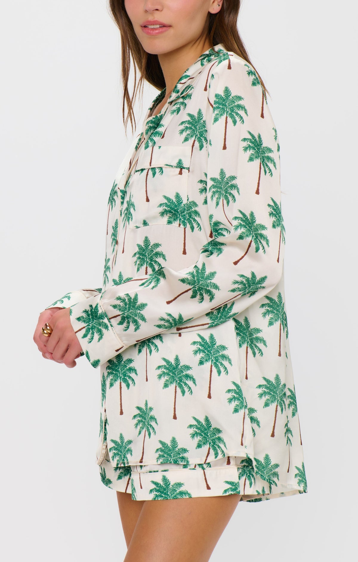 Favorite PJ Set ~ Palm Tree Silky