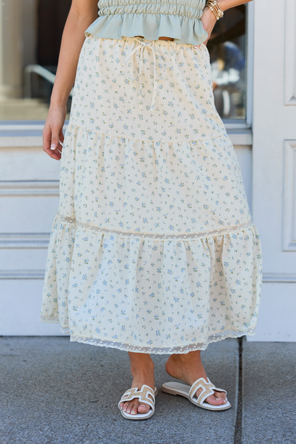 Arden Ditsy Floral Maxi Skirt