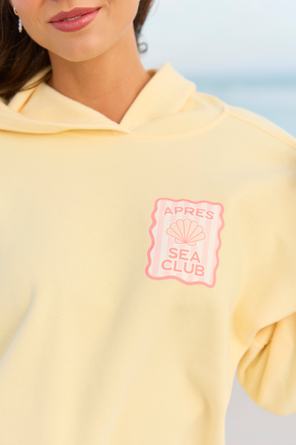 Apres Sea Club Yellow Graphic Hoodie