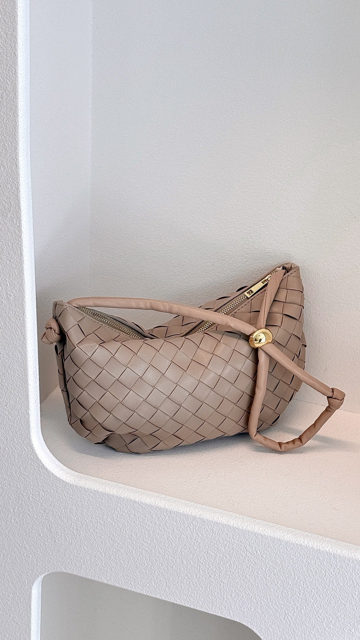 Kacey Handle Bag - Stone