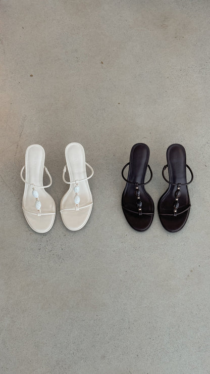Olympie Heel - Bone