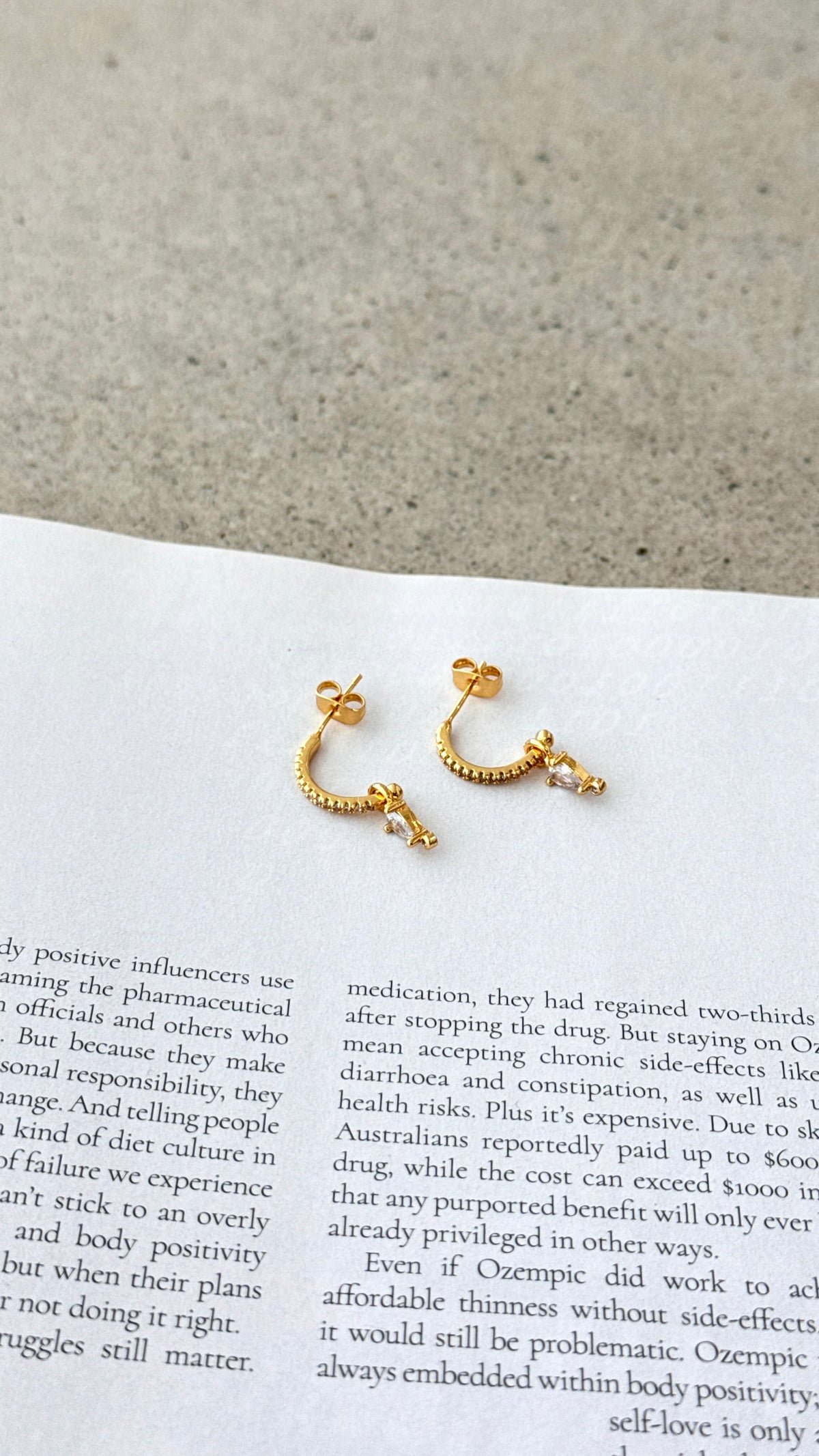 Terrina Earrings - Gold