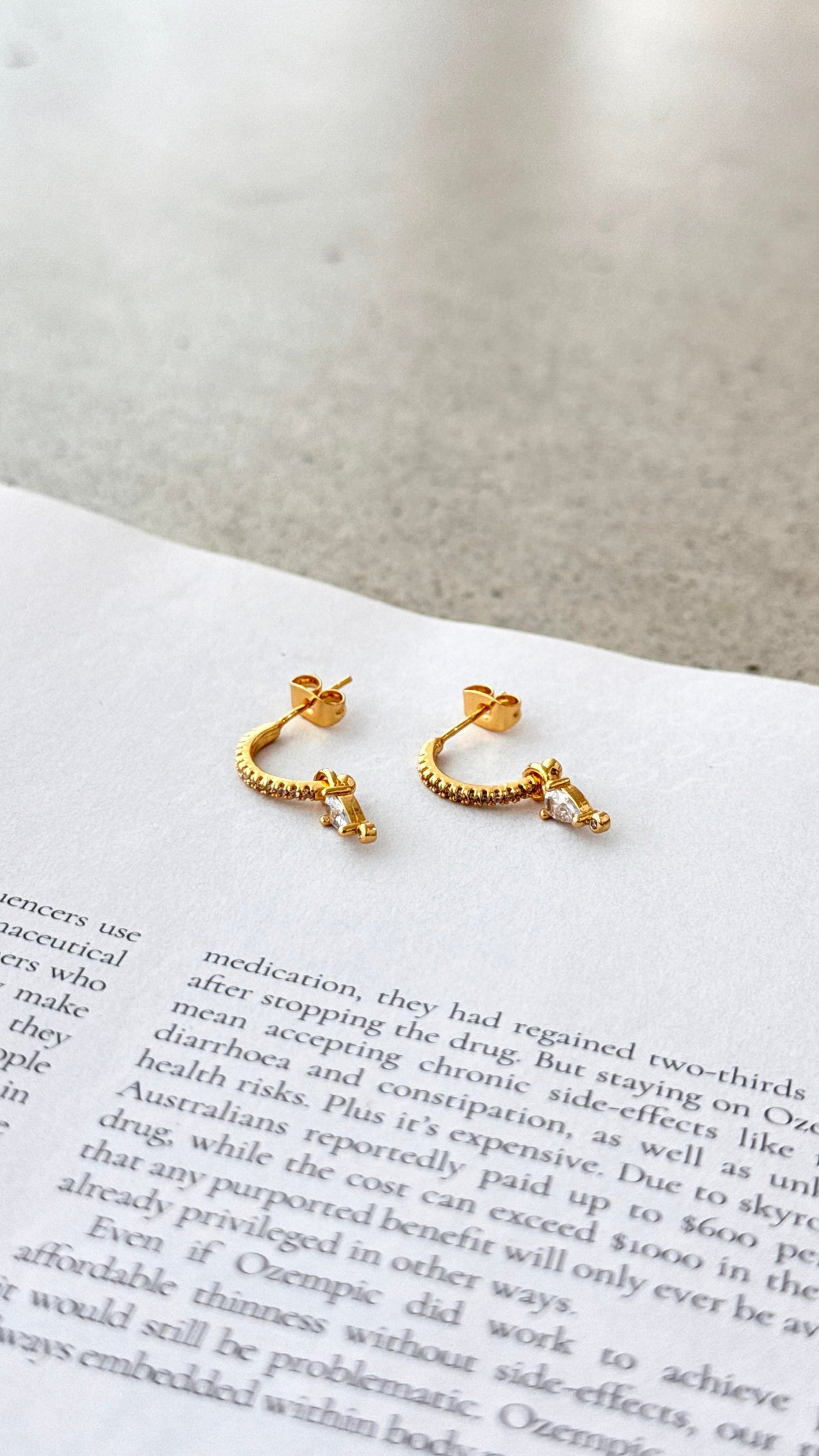 Terrina Earrings - Gold