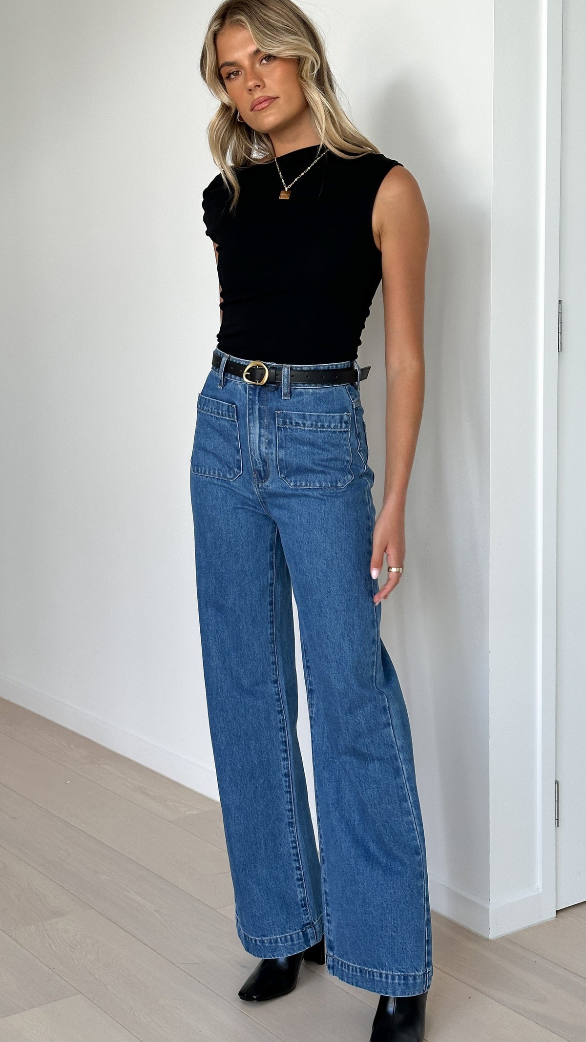 Rollas Sailor Jean Long - Ashley Blue