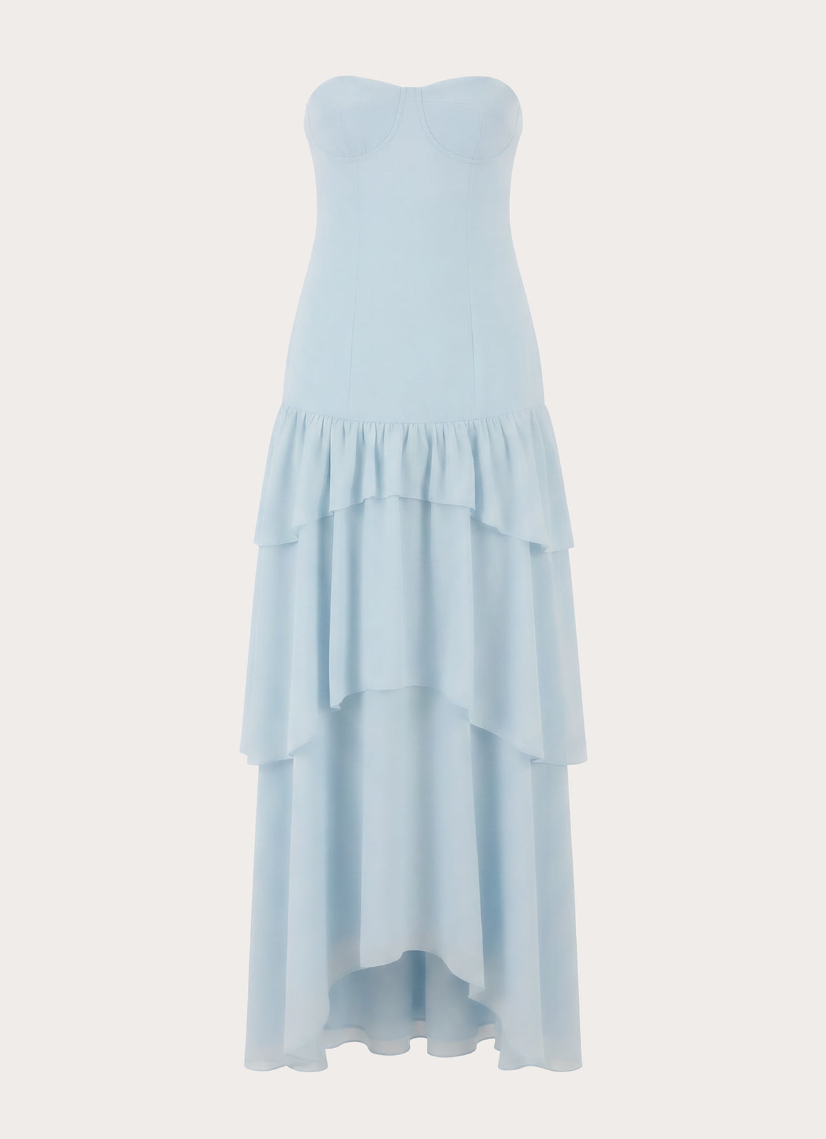 Sharn Strapless Maxi Dress - Blue