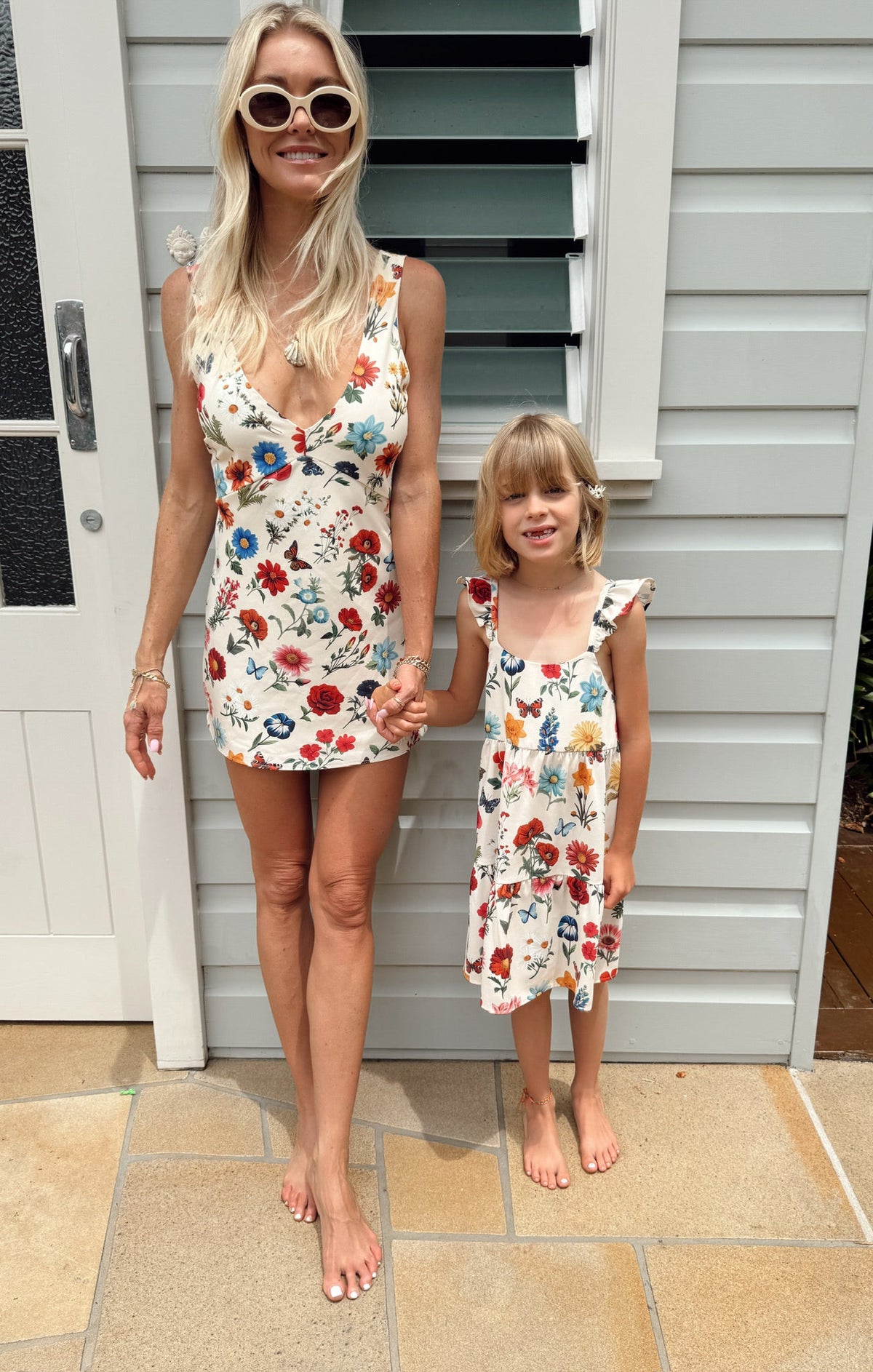 Dodd Ruffle Dress ~ French Floral