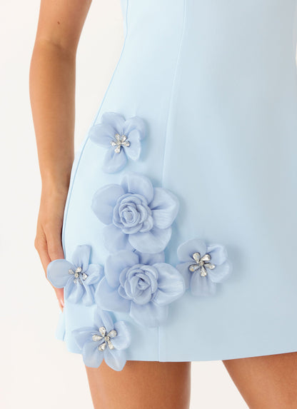 Yallie Mini Dress - Blue