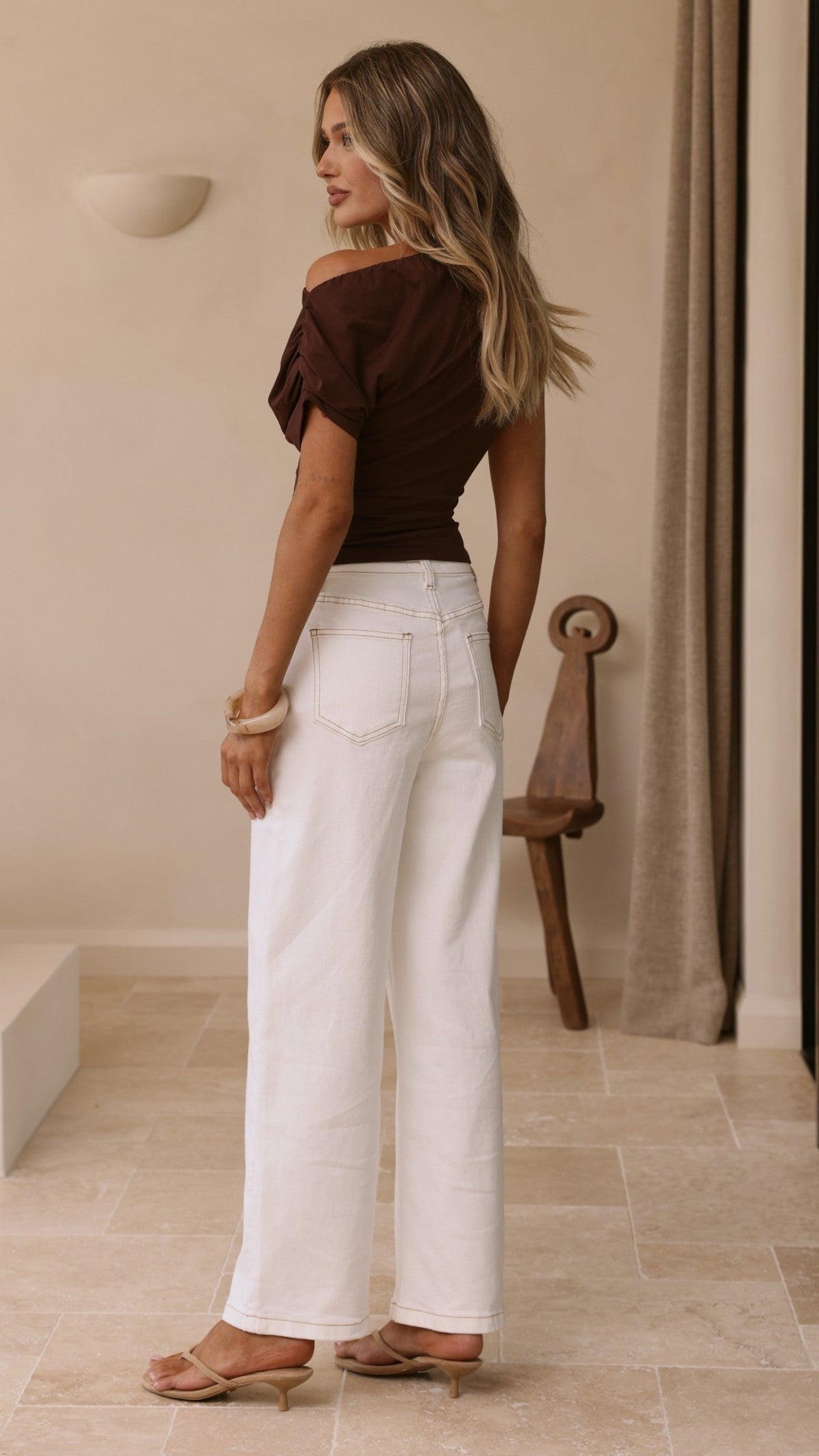 Macadrian Jeans - White Denim