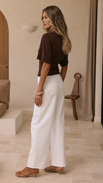 Macadrian Jeans - White Denim