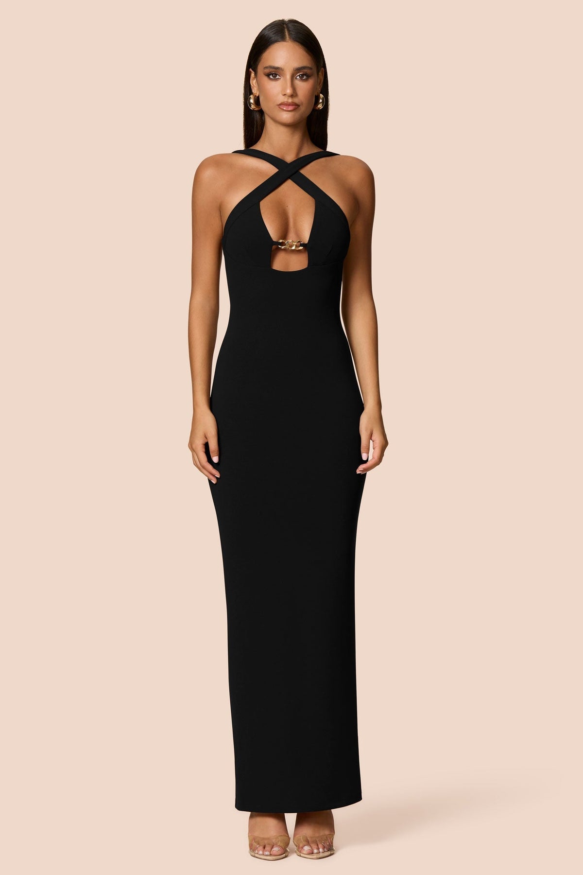 Nookie Charm 2-Way Gown -  Black