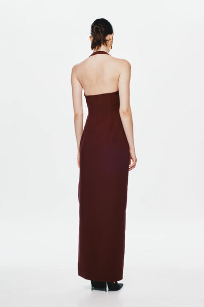 Misha Alusia Maxi Dress - Port