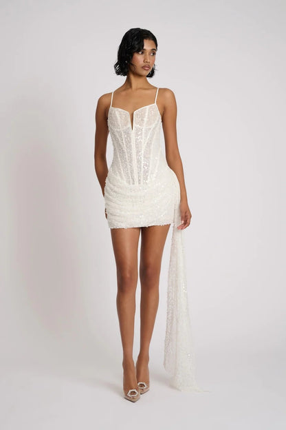 Elvira Dress - White