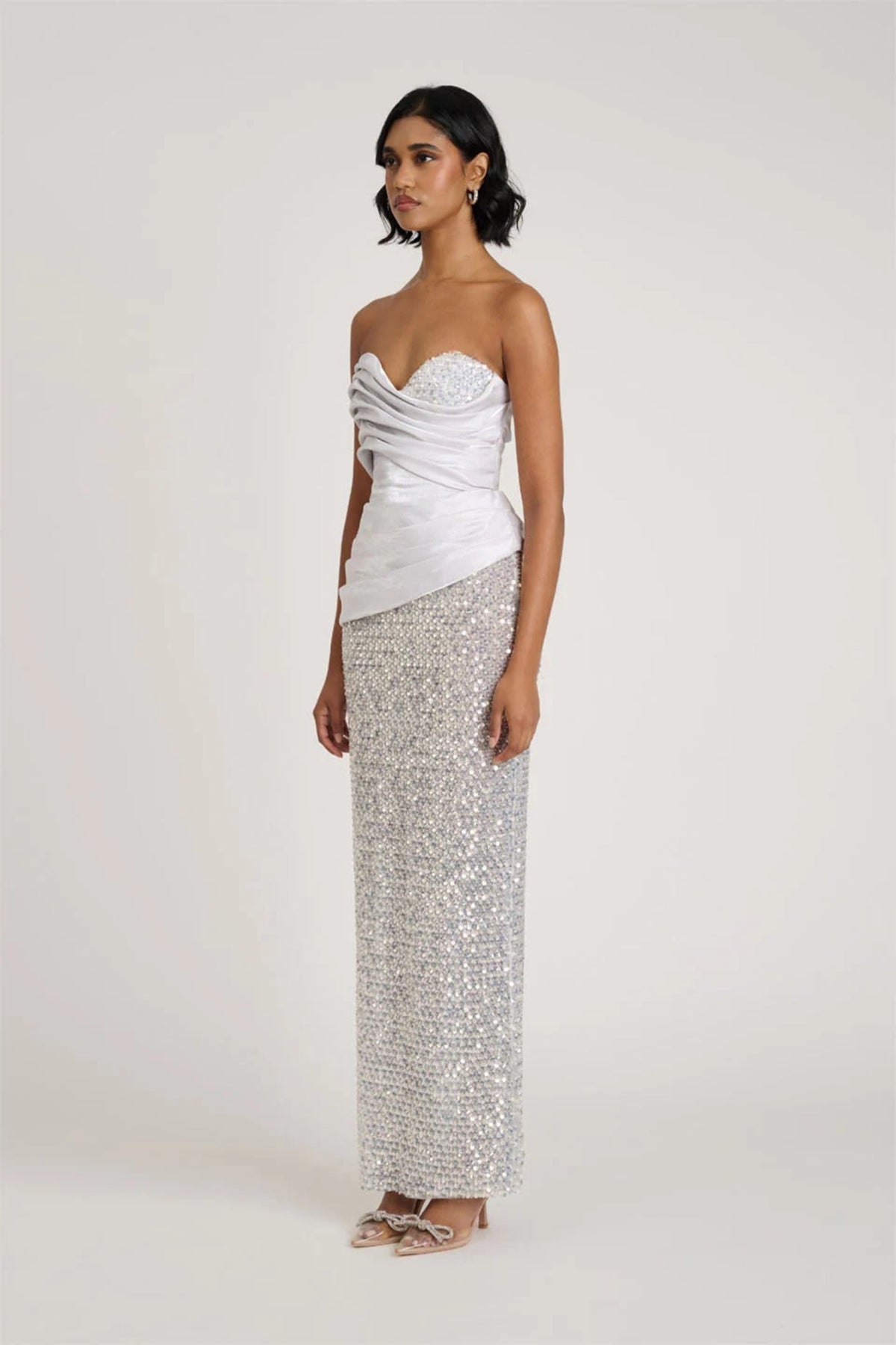 Gia Gown - Silver