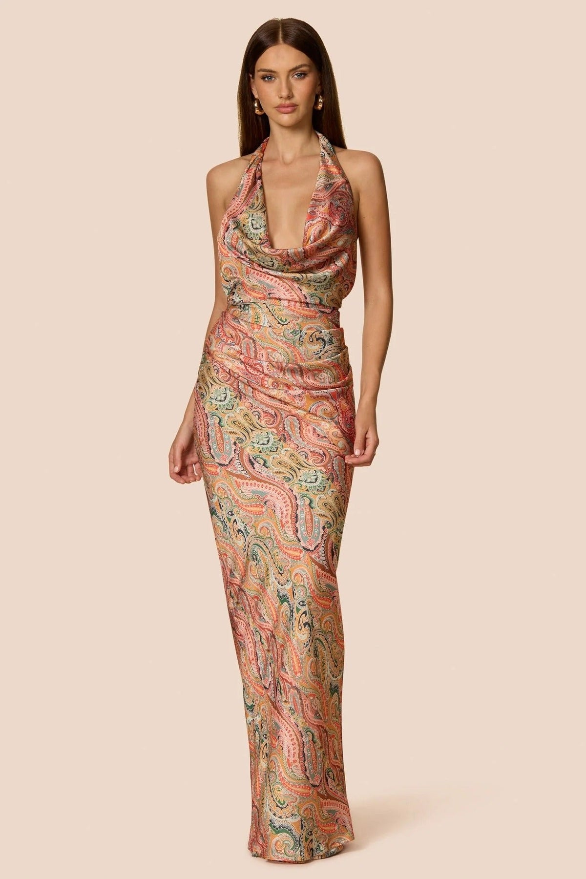 Nookie Solana Gown - Paisley Print
