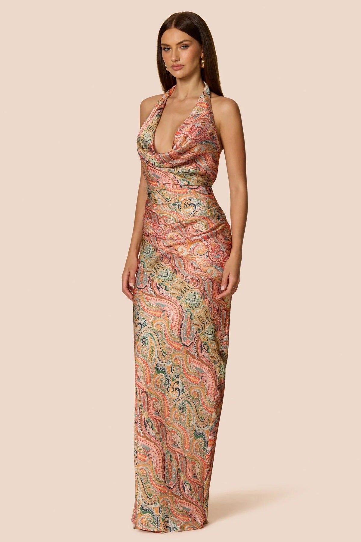 Nookie Solana Gown - Paisley Print