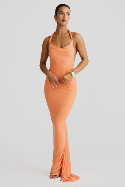 Maia Multi-Way Gown - Papaya