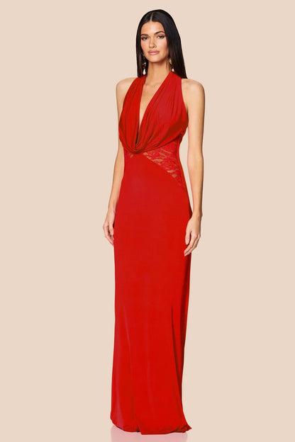 Nookie Lala Gown - Red