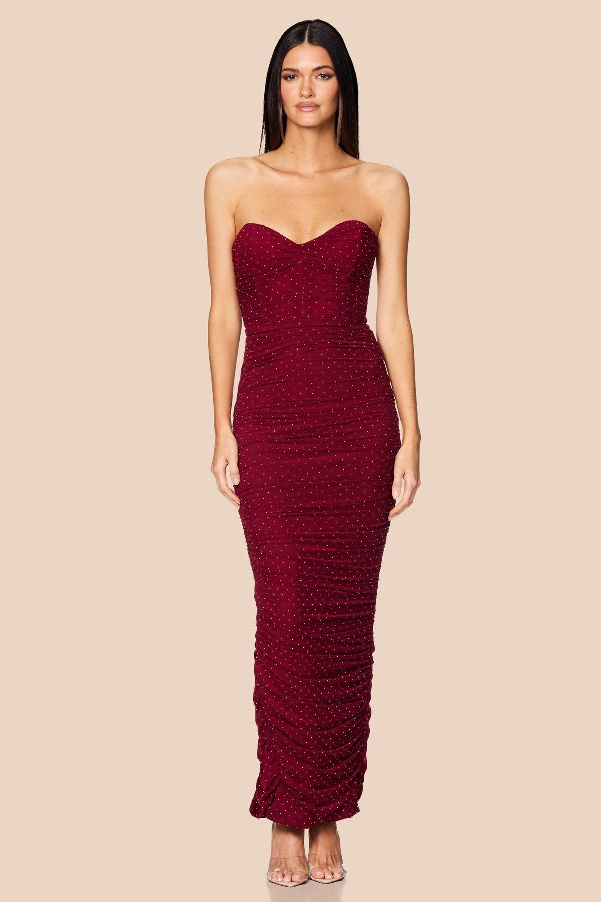 Nookie Noemie Maxi Dress -  Wine
