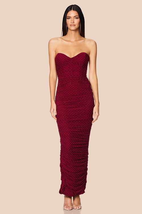 Nookie Noemie Maxi Dress -  Wine