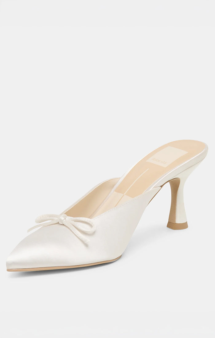 Dolce Vita Cleo Heel ~ Off White Satin